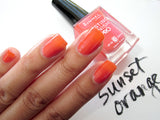 Rimmel Lasting Finish Nail Polish – 200 Orange Your Life
