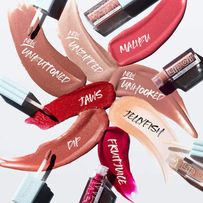 Kosas  Wet Lip Oil Plumping Treatment Gloss - Revealed - Soft Warm Pink Kosas  Wet Lip Oil Plumping Treatment Gloss - Revealed - Soft Warm Pink