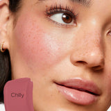 Saie Dew Blush - Blendable Liquid Blush - Chilly