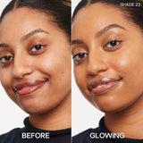 Saie Glowy Super Skin Tint Foundation with Hyaluronic Acid - 23 Medium/Tan Warm Undertones