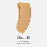 Saie Glowy Super Skin Tint Foundation with Hyaluronic Acid - 15 Medium Olive Undertones