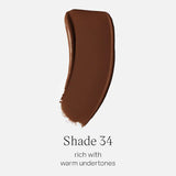 Saie Glowy Super Skin Tint Foundation with Hyaluronic Acid - 34 Rich Warm Undertones