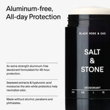 Salt and Stone Black Rose & Oud Deodorant - 75 gr