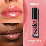 Saie Glossybounce High-Shine Hydrating Lip Gloss Oil - Disco