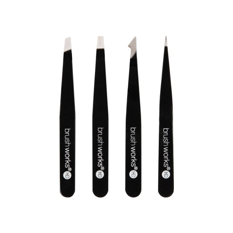 Brush Works Comb Tweezer Set - Black