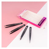Brush Works Comb Tweezer Set - Black