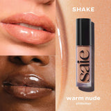 Saie Glossybounce High-Shine Hydrating Lip Gloss Oil - Shake