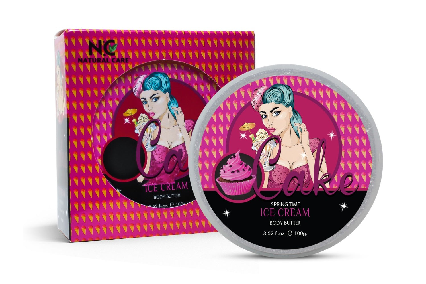 Natural Care Ice Cream Body Butter - 100 gr