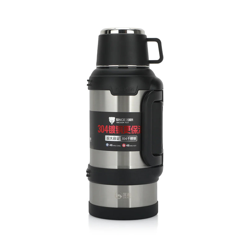 Dr-Kadi KD9103 Vacumm Bottle  3000 ml- Silver