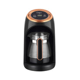 Emjoi Digital Glass Turkish Coffee Maker 300ml Up To 4 Cups With Dedicated Thermostat For Coffee & Milk Sound Alert System