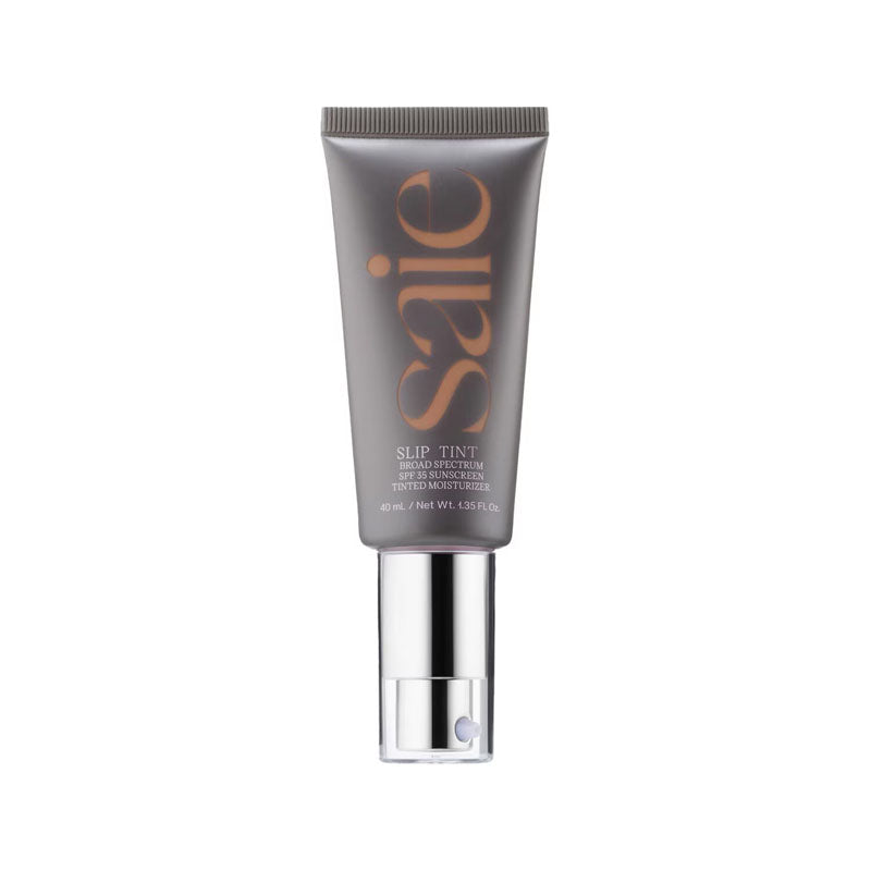 Saie Slip Tint - Lightweight Tinted Moisturizer with Hyaluronic Acid - Shade 5 Medium Peach