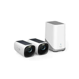 EufyCam 3 2-Cam Kit Security Camera Outdoor Wireless, 4K Camera with Integrated Solar Panel, Forever Power, Face Recognition AI