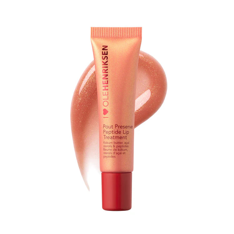 OleHenriksen Pout Preserve Lip Treatment - Strawberry Sorbet Glimmer