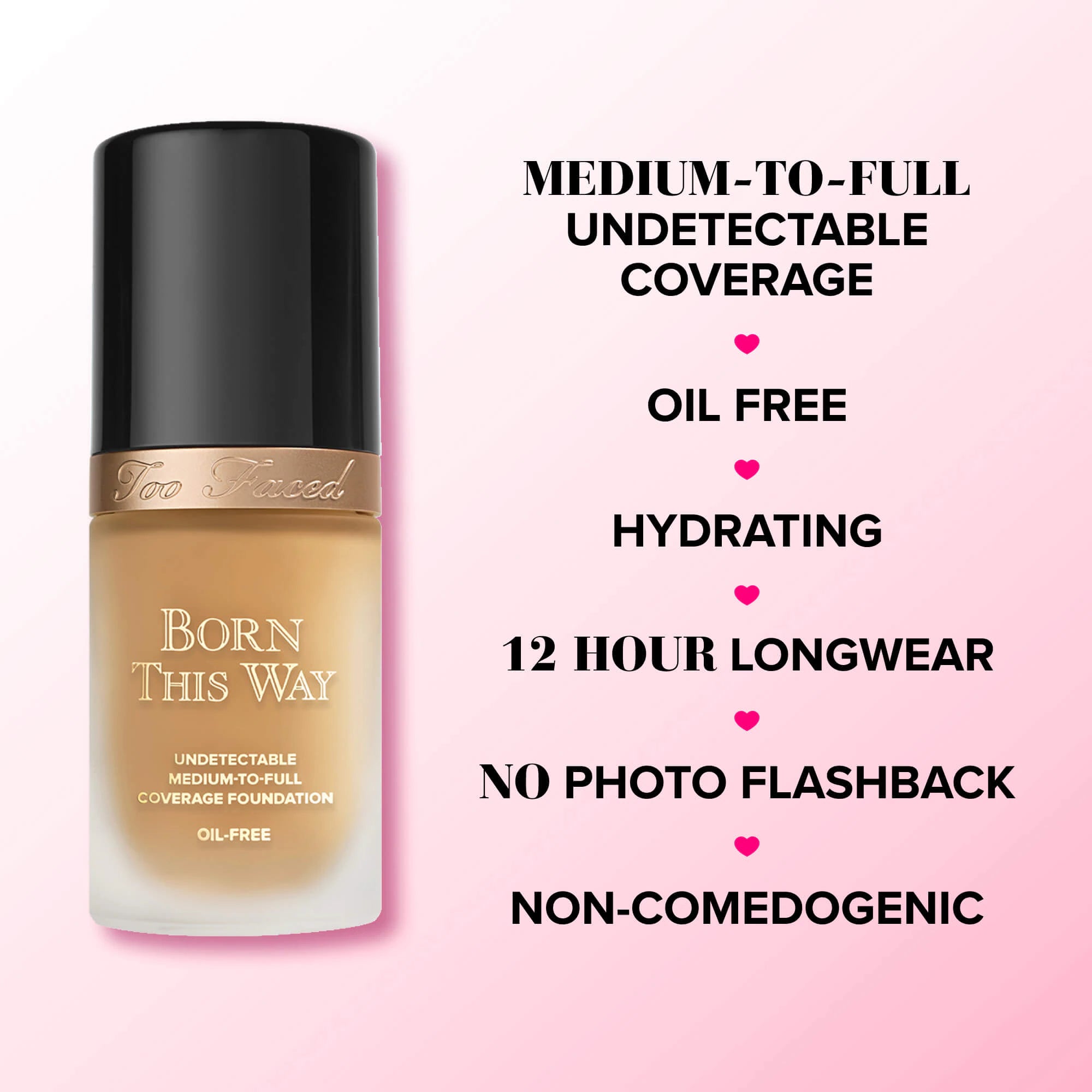 Too Faced Born This Way Foundation - Undetectable Coverage - Mocha