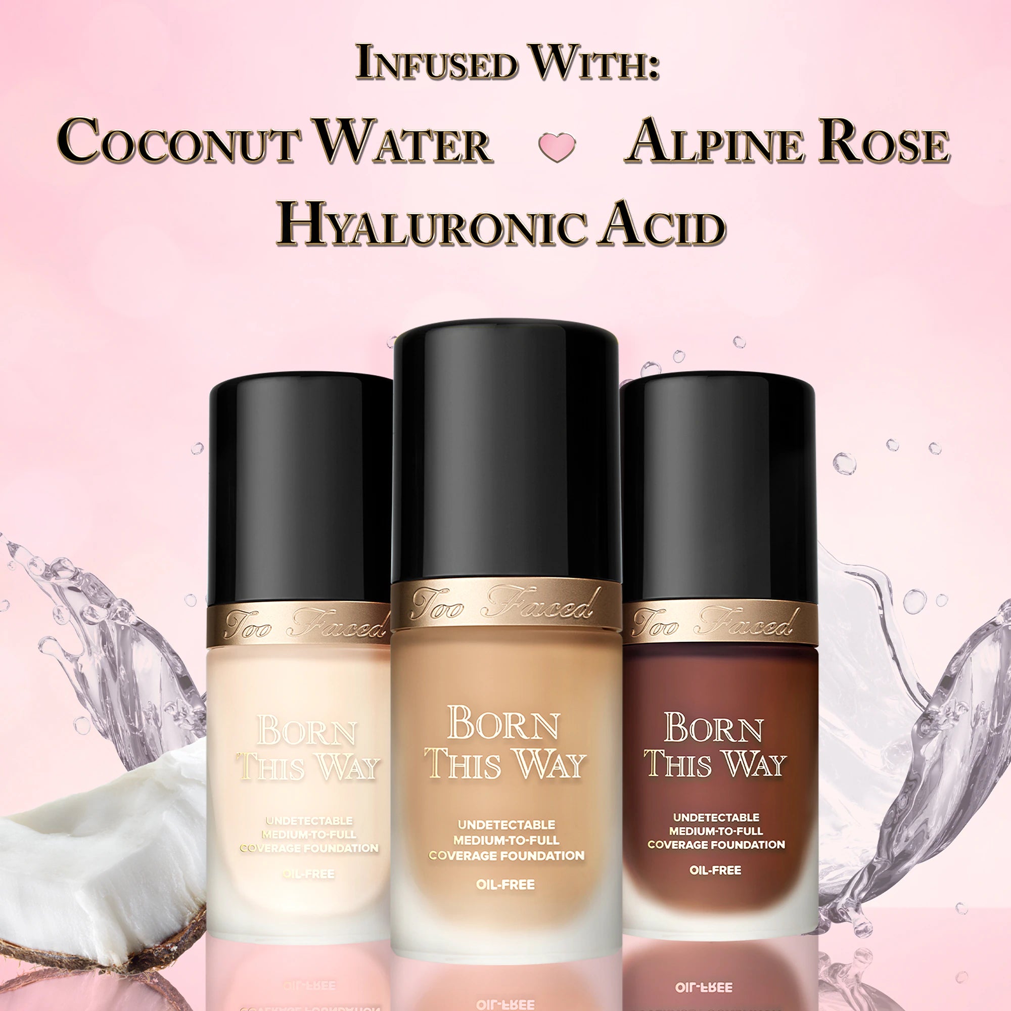 Too Faced Born This Way Foundation - Undetectable Coverage - Mocha