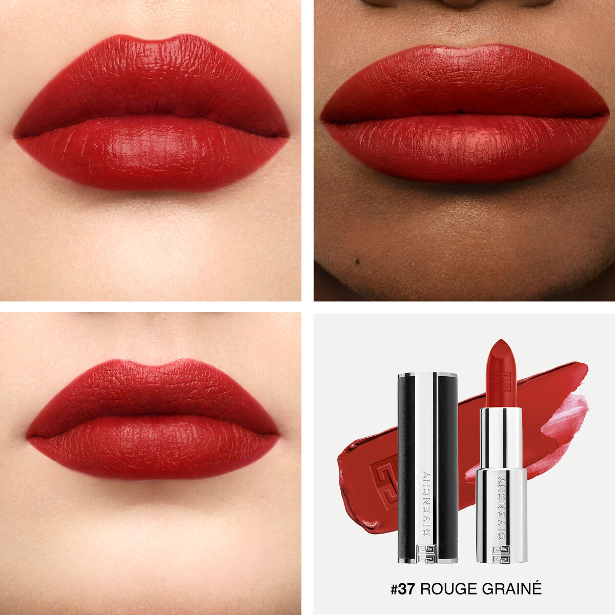 Givenchy Le Rouge Interdit Intense Silk Lipstick 3.4 g -  Rouge Grainé