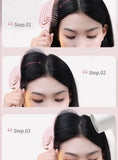 Lady's Pink Hollow Out Design Anti-static Vent Brush - Coral Pink