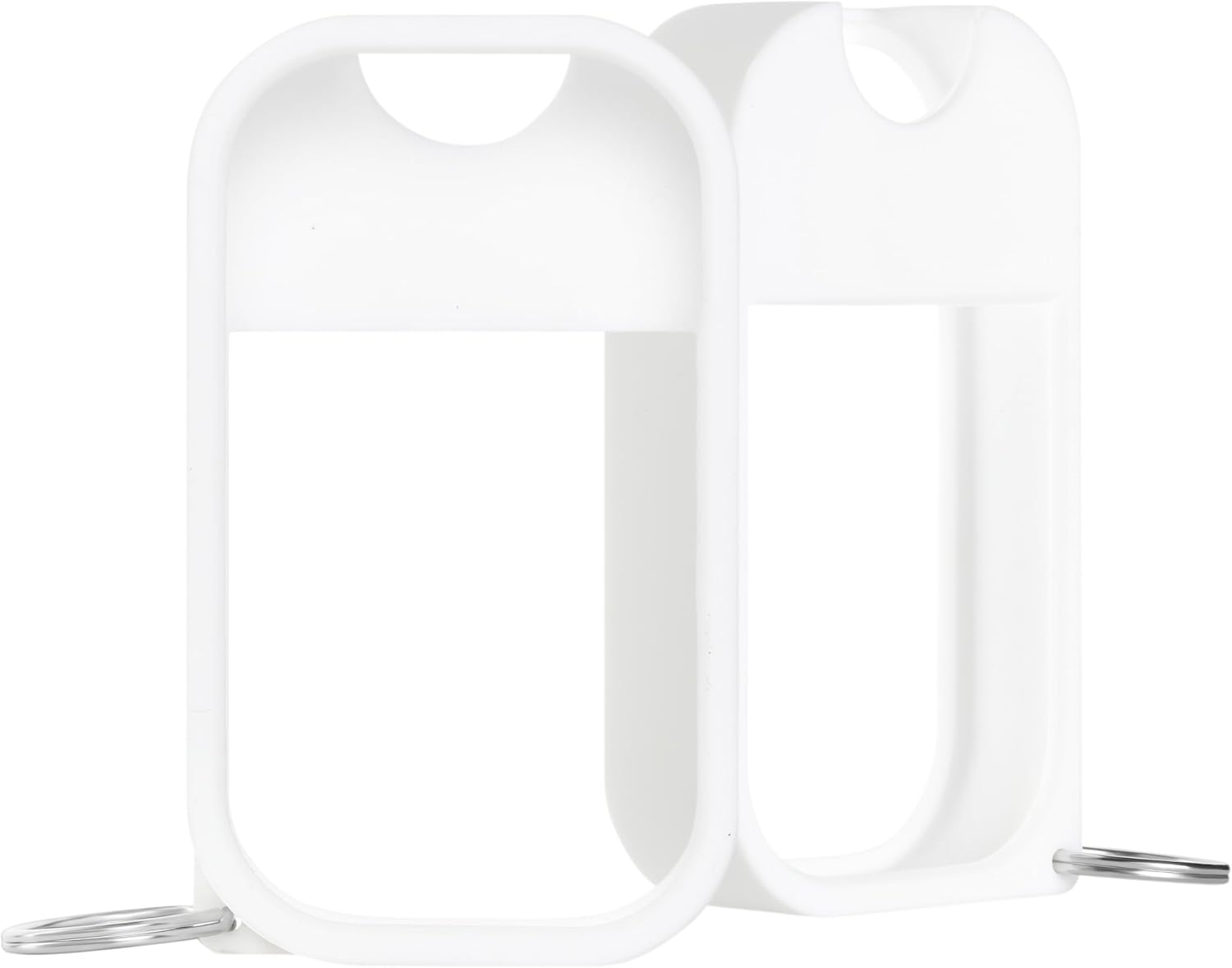 Touchland Silicone Hand Mist Case with Keyring, 1 FL OZ - Icy White