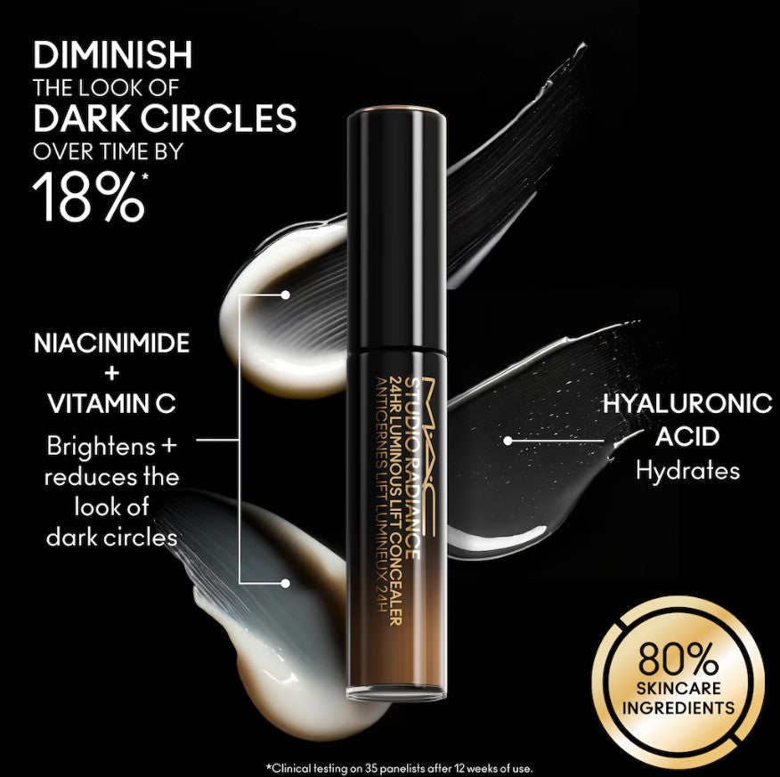 Mac Cosmetics Studio Radiance 24hr Luminous Lift Concealer – 11 ml