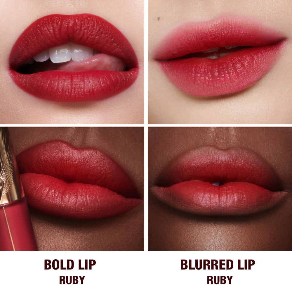 Charlotte Tilbury Airbrush Flawless Lip Blur Liquid Lipstick - Ruby Blur