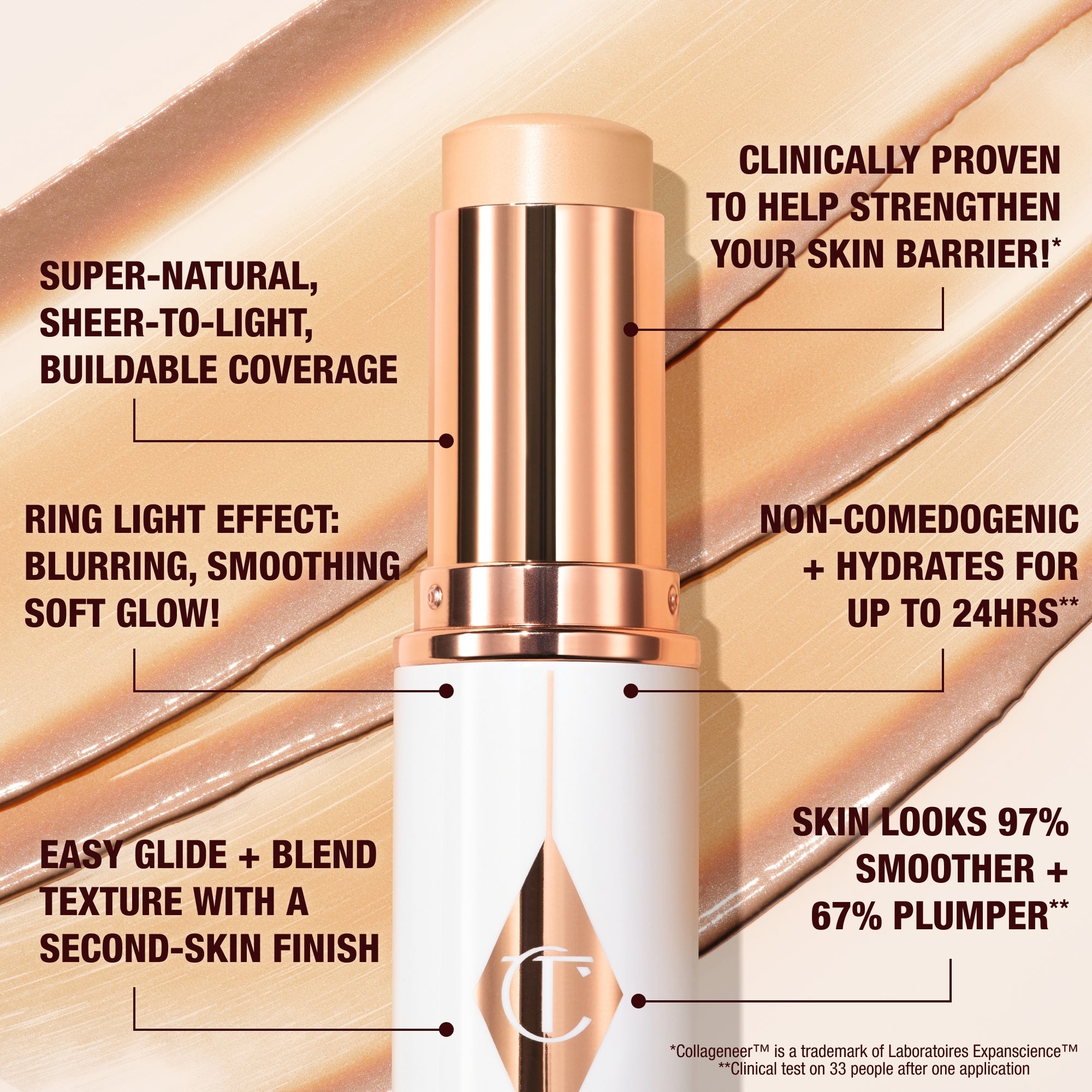 Charlotte Tilbury Unreal Skin Sheer Glow Tint Foundation - 1.5 Fair