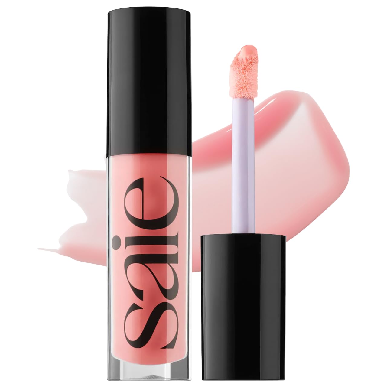 Saie Glossybounce High-Shine Hydrating Lip Gloss Oil - Kiss