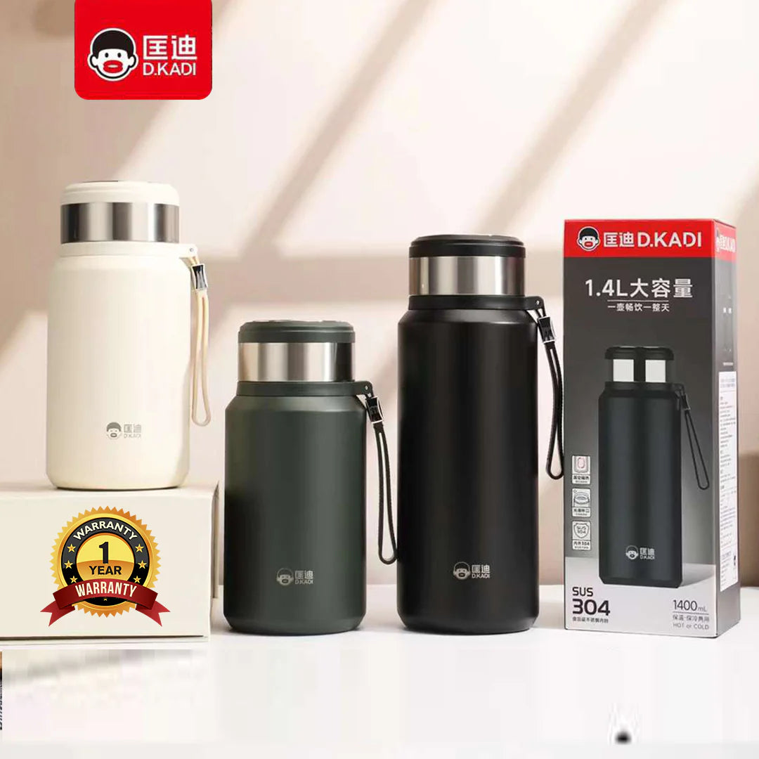 Dr-Kadi 5202 Vacumm Bottle 1400 ml - Black