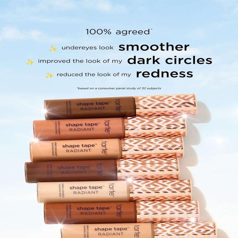 Tarte Shape Tape™ Radiant Concealer - Medium coverage, radiant finish concealer - 53N Deep