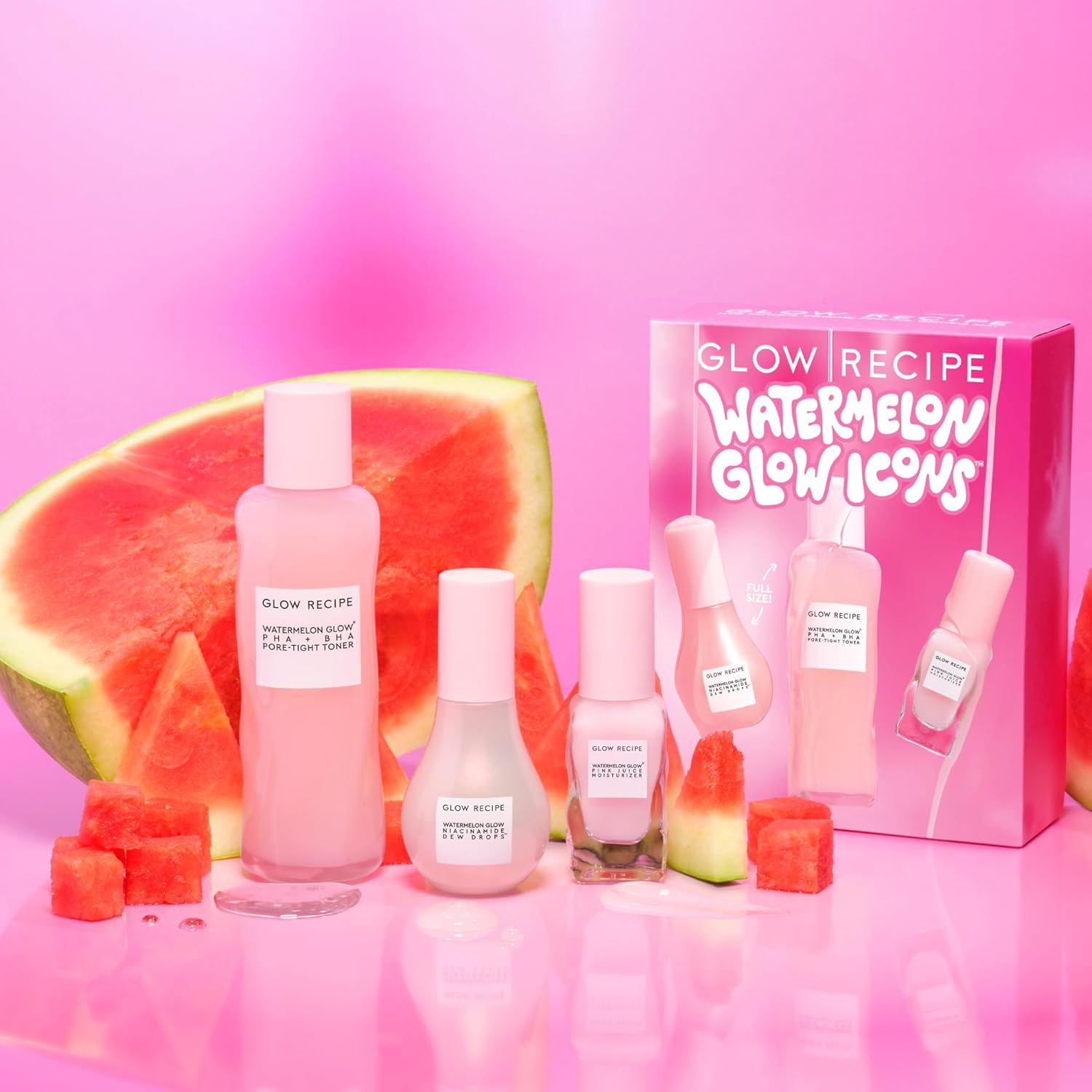 Glow Recipe Watermelon Glow Icons Set