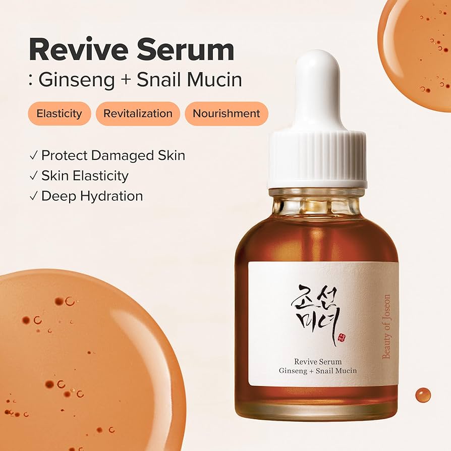 Beauty Of Joseon Revi ve Serum Ginseng + Snail Mucin - 30 ml