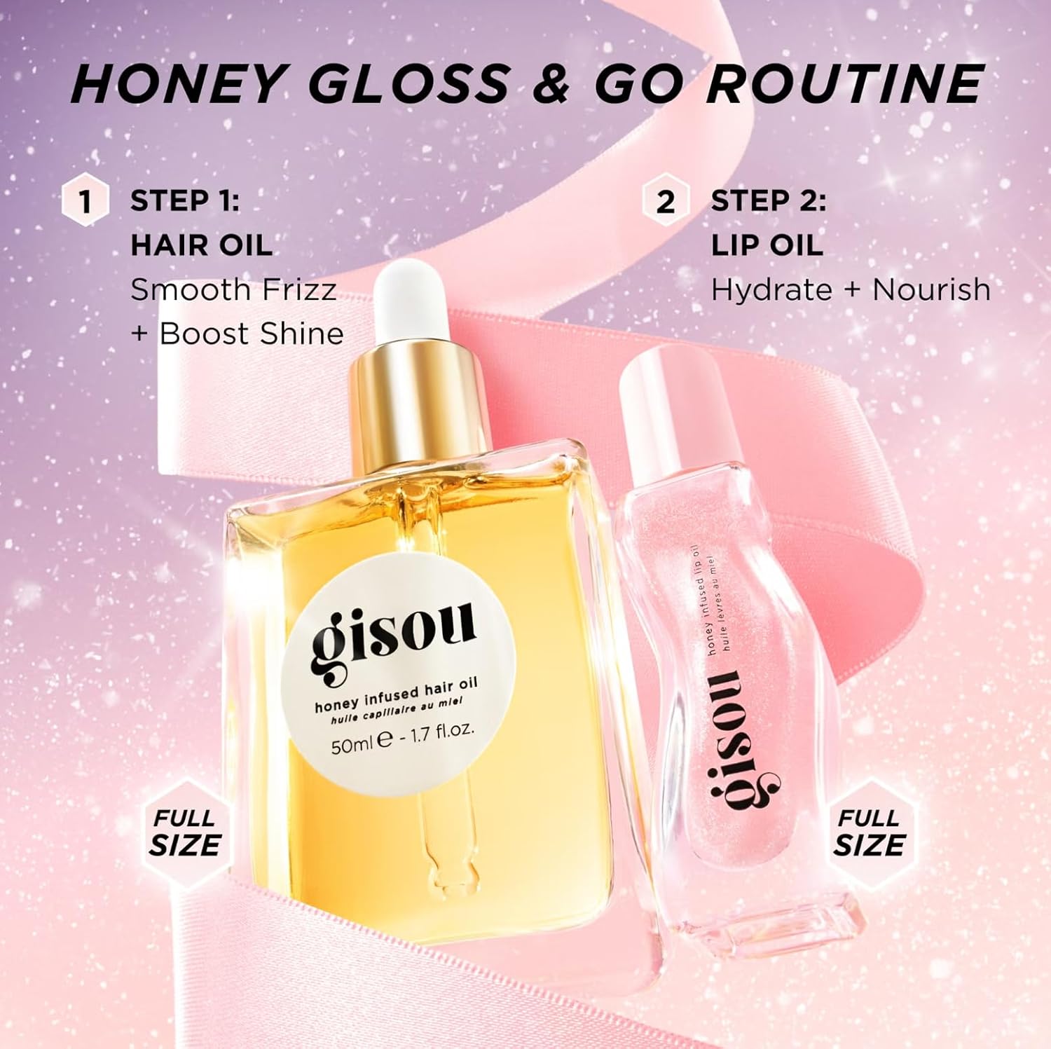 Gisou Honey Gloss & Go Duo