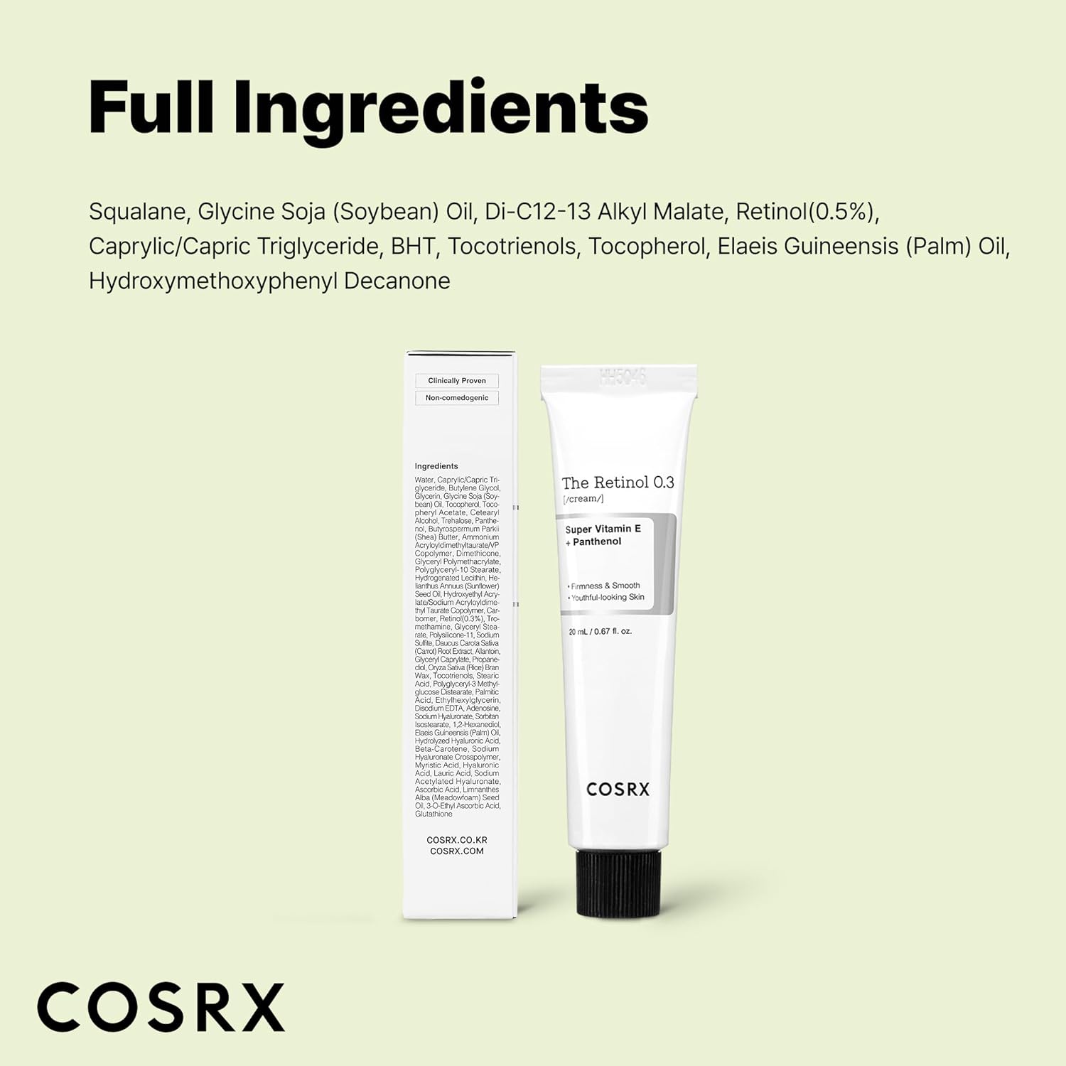 Cosrx The Retinol 0.3 Cream- 20 ml