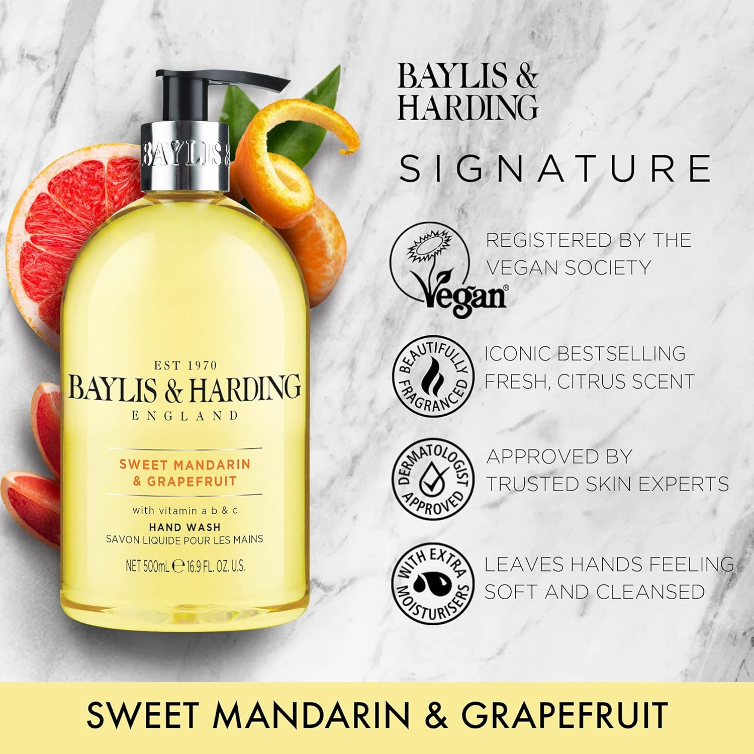 Baylis & Harding Sweet Mandarin & Grapefruit Hand Wash and Lotion Set