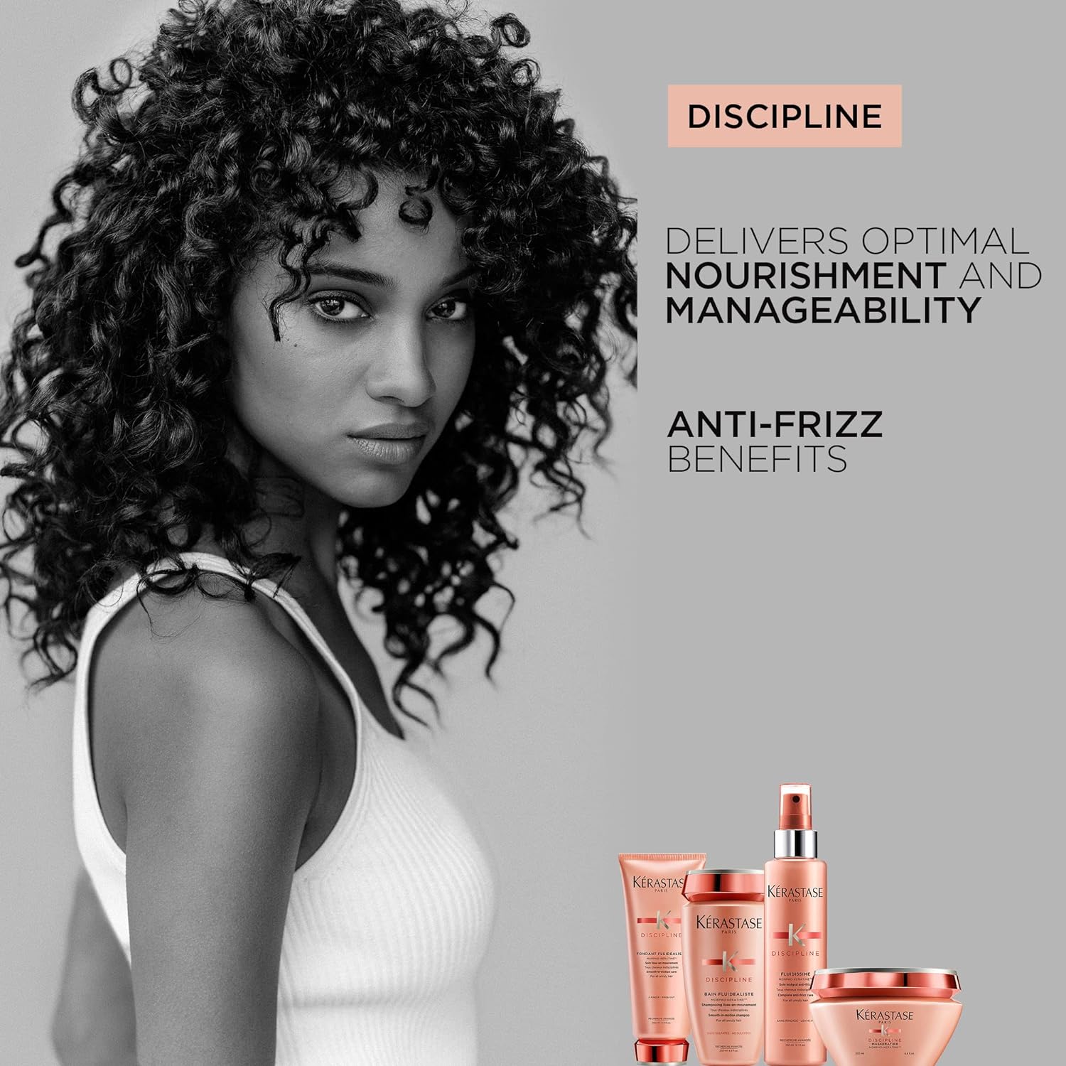 Kerastase Discipline Sulfate Free Smoothing Shampoo - 250ml