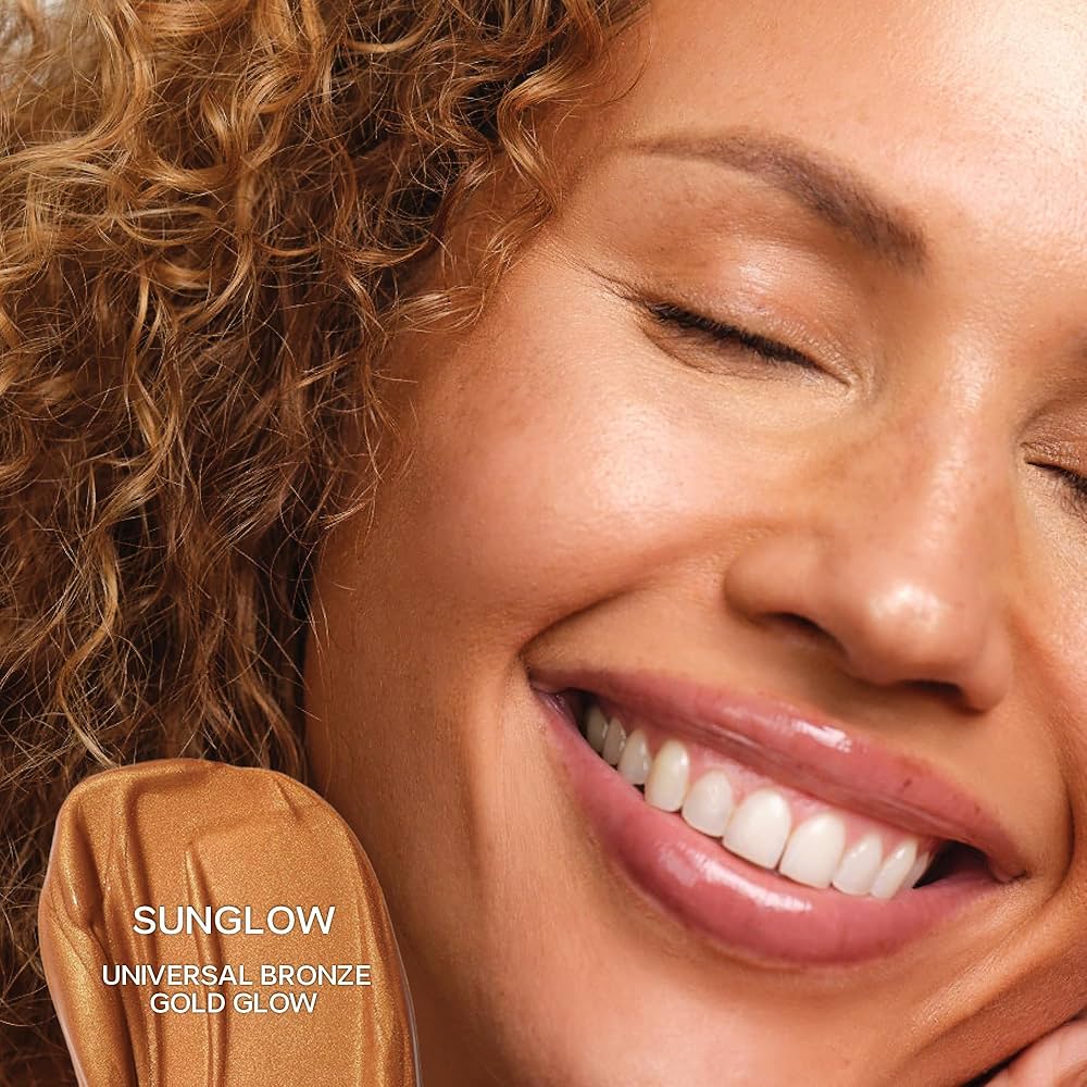 Saie Glowy Super Gel - Lightweight Dewy Multipurpose Illuminator - Sunglow