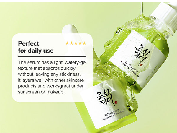 Beauty Of Joseon Cal ming Serum Green tea+Panthenol - 30 ml