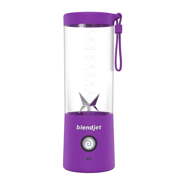 BLENDJET V2 Portable Blender - World's Most Powerful Compact 16Oz BPA Free Blender - Purple