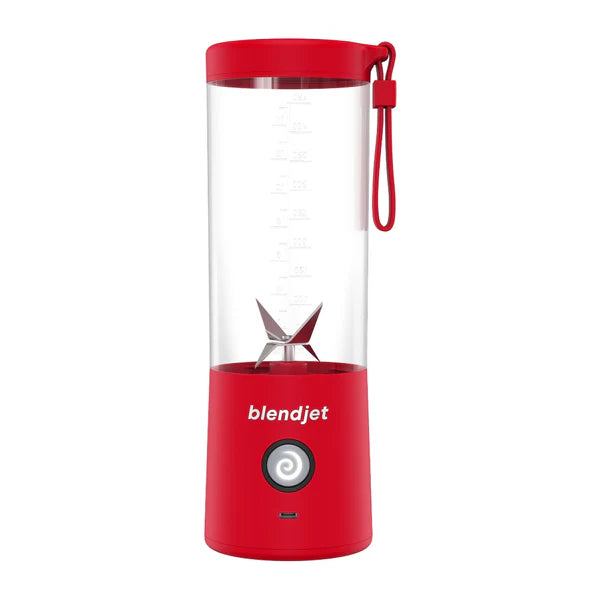 BLENDJET V2 Portable Blender - World's Most Powerful Compact 16Oz BPA Free Blender - Red