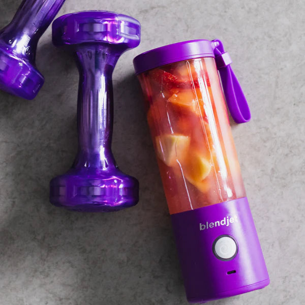 BLENDJET V2 Portable Blender - World's Most Powerful Compact 16Oz BPA Free Blender - Purple