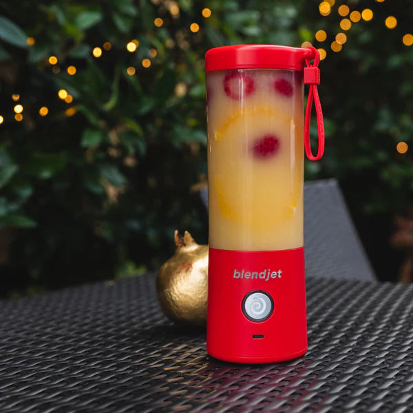 BLENDJET V2 Portable Blender - World's Most Powerful Compact 16Oz BPA Free Blender - Red
