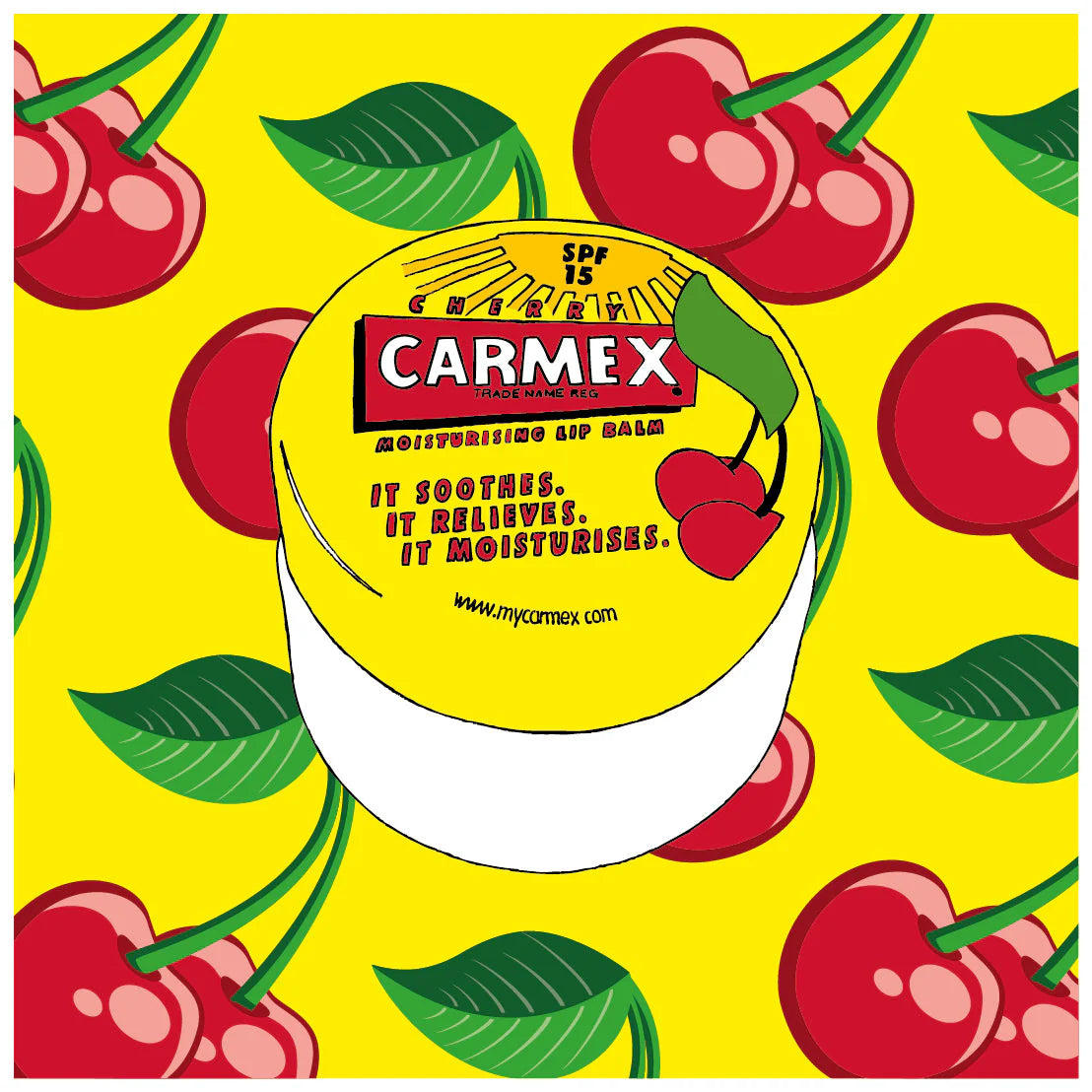 Carmex Cherry Lip Balm Pot – 7.5 gm