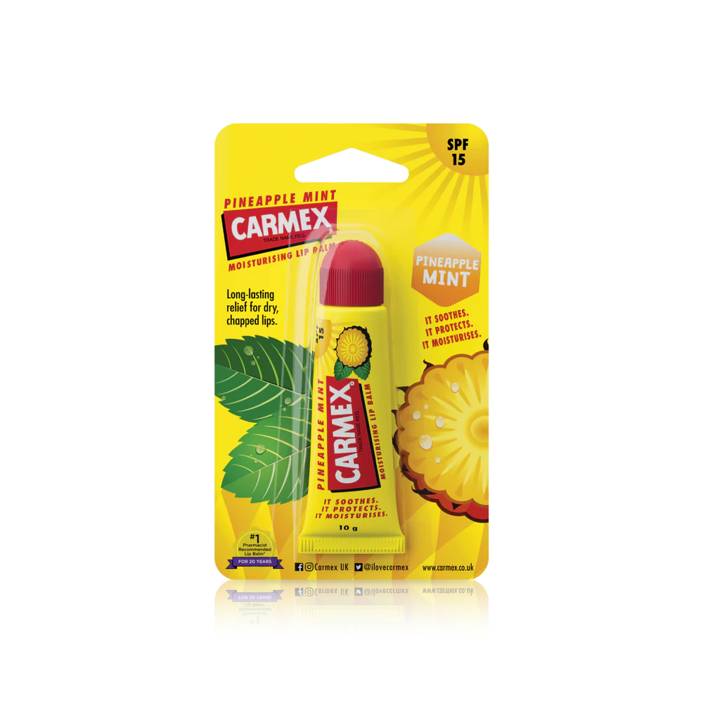 Carmex Pineapple & Mint Lip Balm Tube - 10 gr