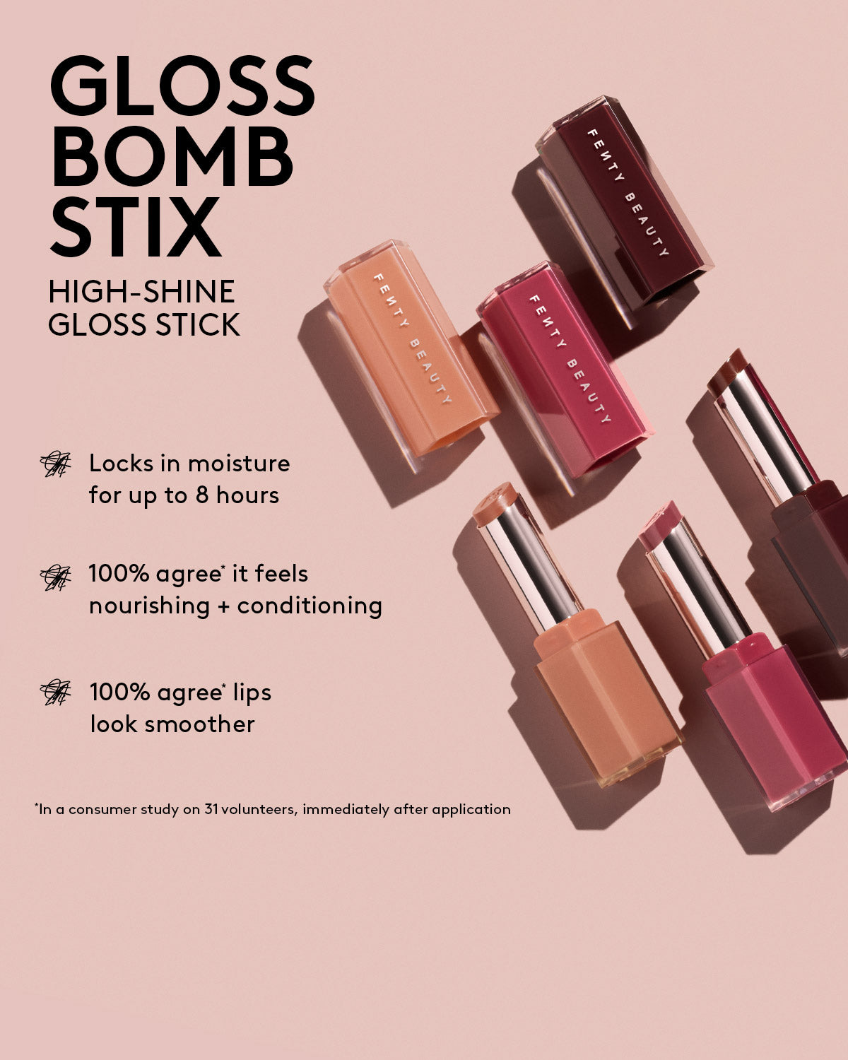Gloss Bomb Stix Shimmer - Flamingo Fling