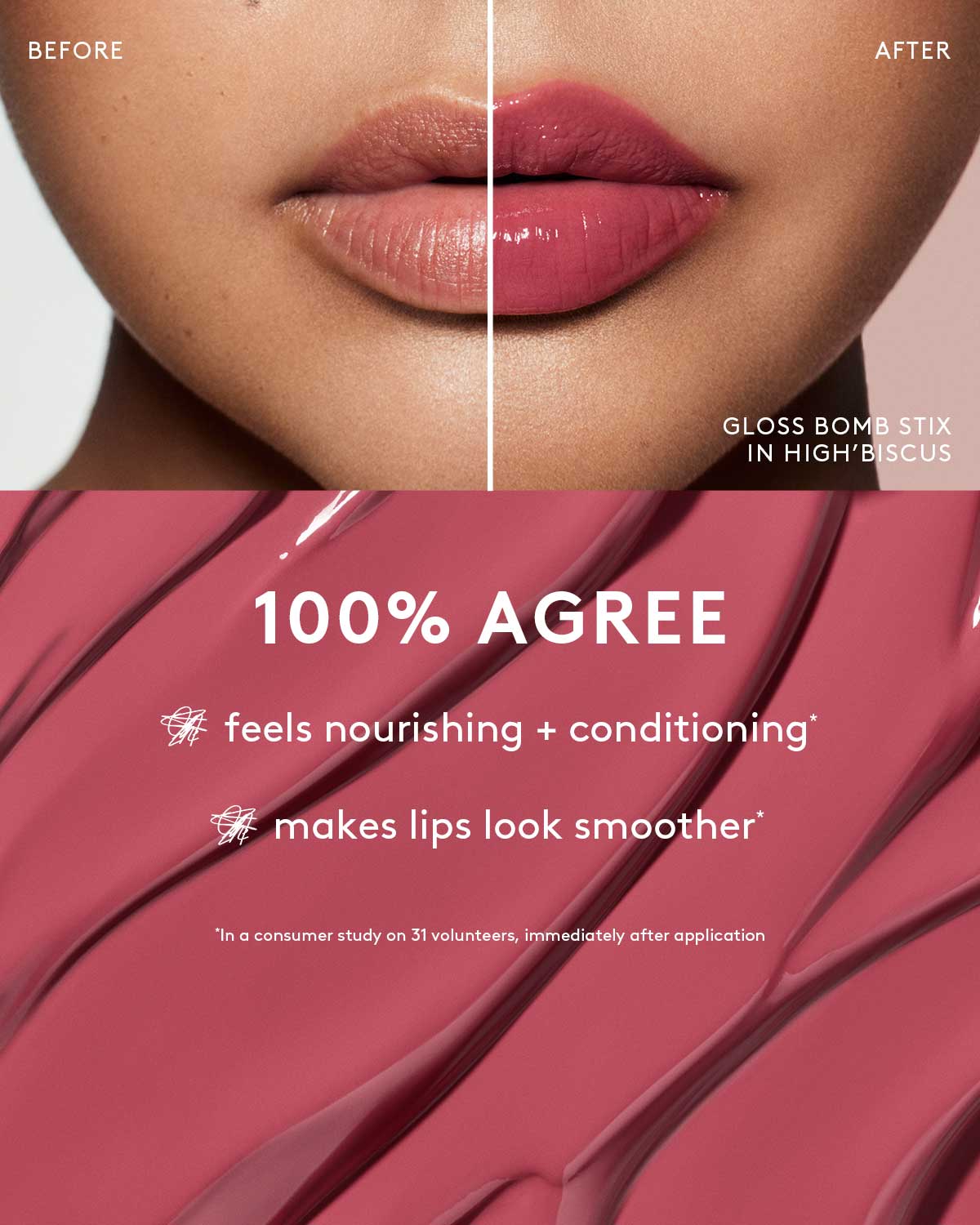 Gloss Bomb Stix Shimmer - Flamingo Fling