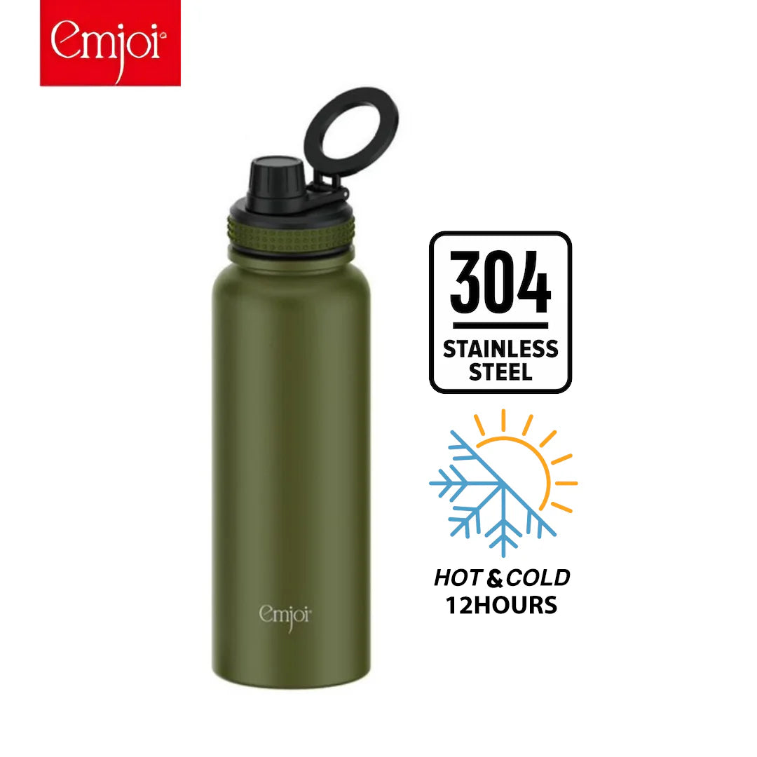 Emjoi MagSafe Stainless Steel Sport Bottle With MagSafe 900 ml - Green