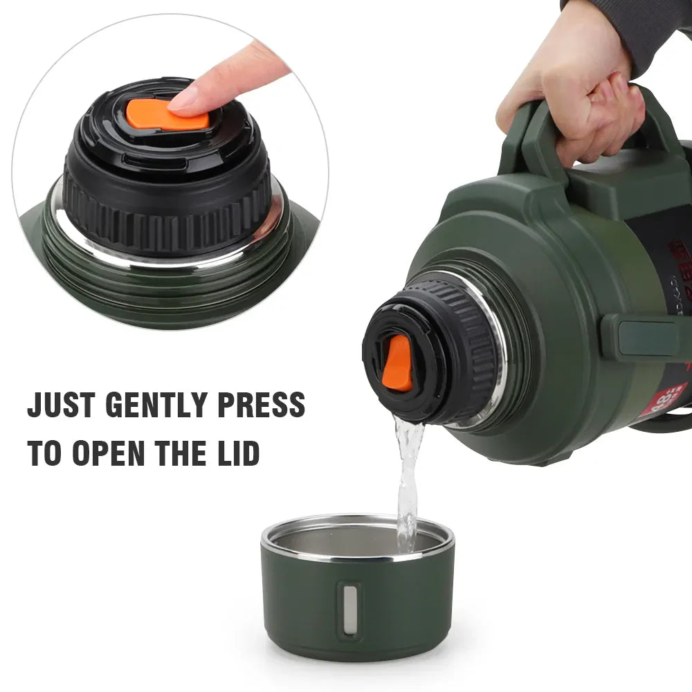 Dr-Kadi KD9058-5000G Vacumm Bottle  5000 ml - Green
