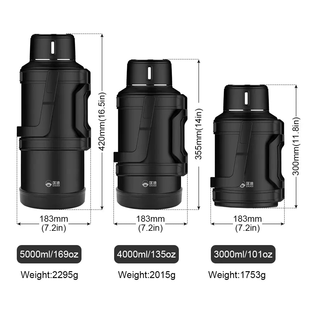 Dr-Kadi 9103 Vacumm Bottle 4000 ml- Green