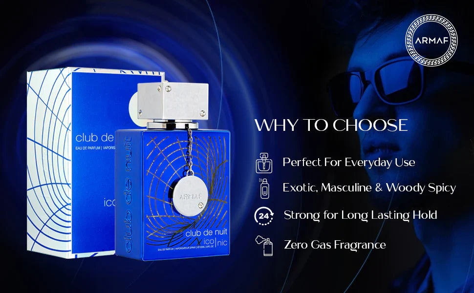 Armaf Club De Nuit Blue Iconic EDP For Him – 200 ml