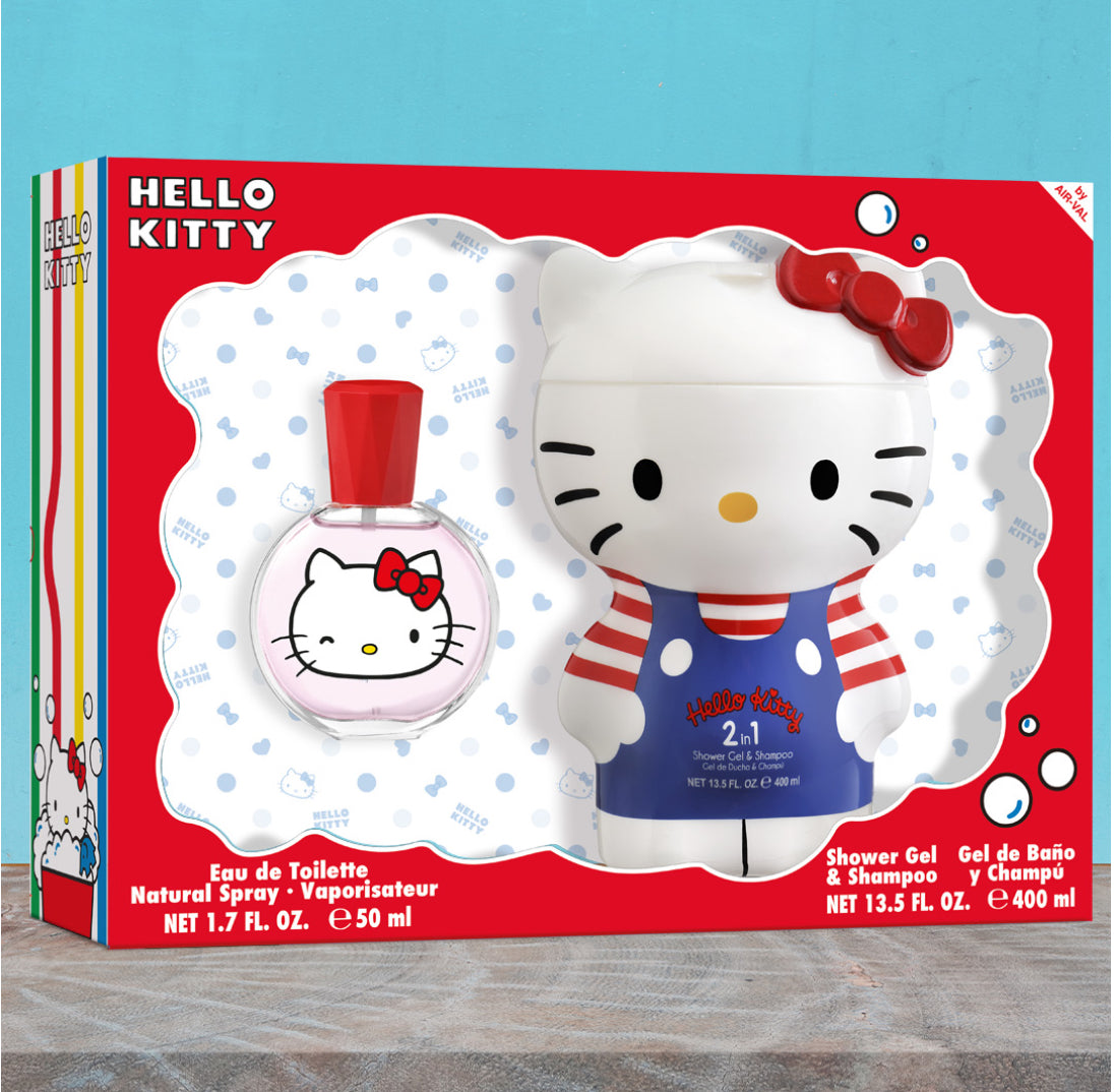 Hello Kitty Gift Set EDT For Her - 50 ml + 2D Shower Gel & Shampoo 2 in 1 - 400 ml