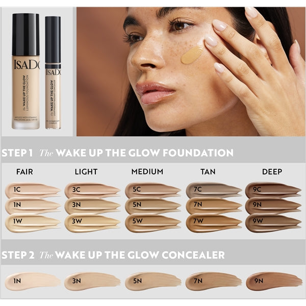 IsaDora Wake Up the Glow Concealer - 44-9N Neutral